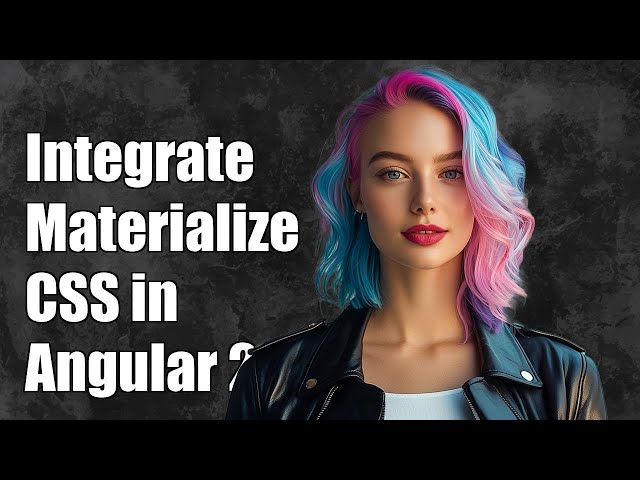 Integrate Materialize CSS in Angular 2 with Webpack and SCSS Tutorial