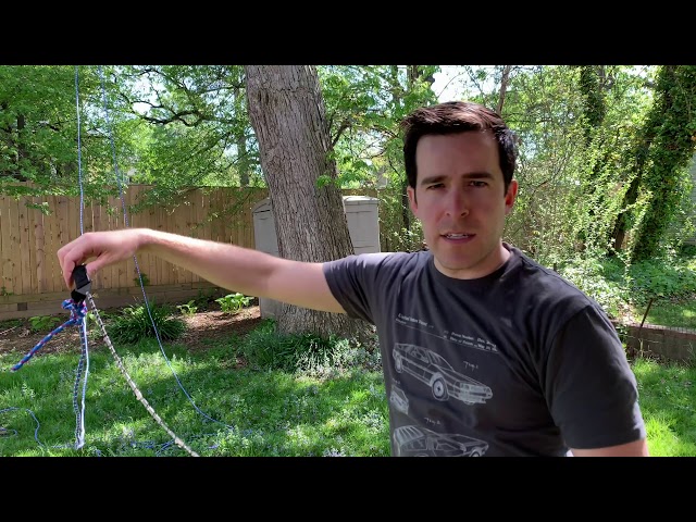 How to trim a tall tree branch in 20 minutes for only $7 without climbing or a ladder (DIY)