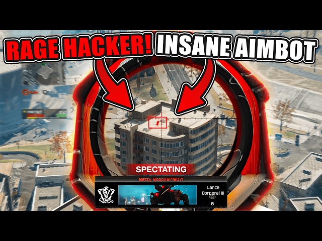 Spectating a Rage Hacker in Warzone in 2025 (He turned them ALL the WAY UP)