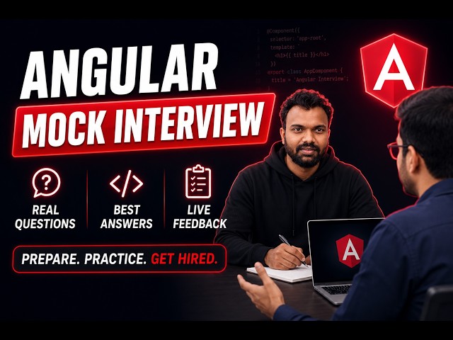 Angular Mock Interview 2026 | Live Mock Interview & Feedback