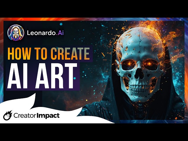 LEONARDO AI Tutorial: Image Generator Basics