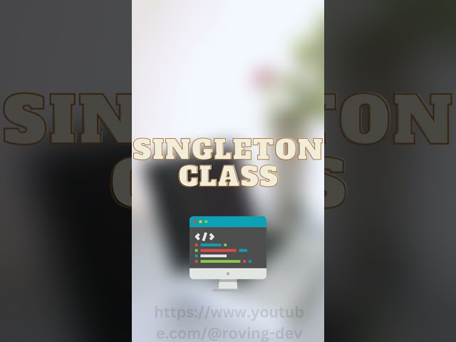 JAVA Jargons Singleton Class #Shorts