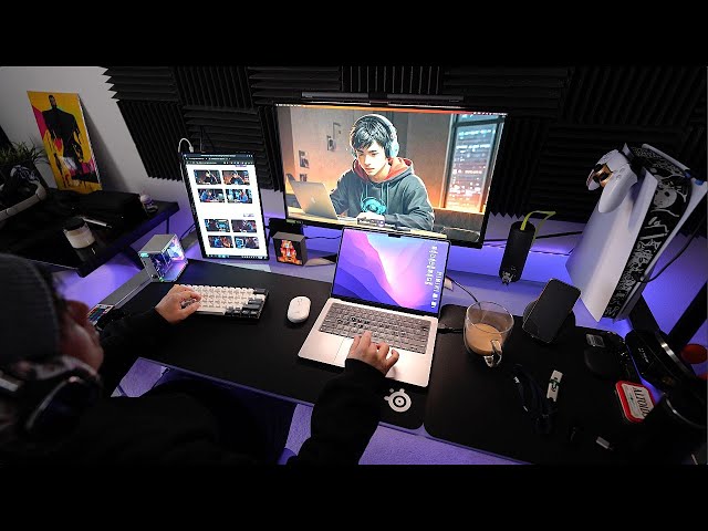 Cozy Desk Setup for Coding Productivity and Gaming