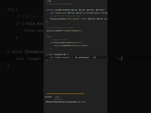 How to handle errors in #php effectively? dive deep into #php #exploring error handling like a pro!
