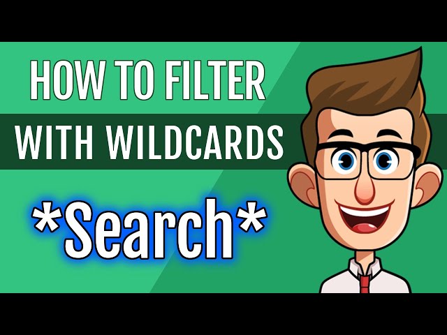 Filter Data with the Excel FILTER Function and Wildcards | Excel Tutorial
