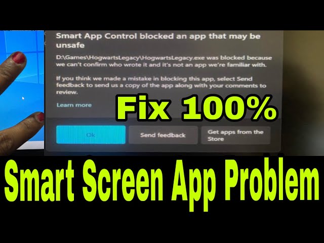 How to Fix Smart App Control Blocked an App That May Be Unsafe Problem in Windows 11#macnitesh