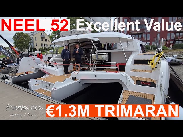 NEEL 52 TRIMARAN - Navegando con HARMONY - El trimarán más grande de Suecia