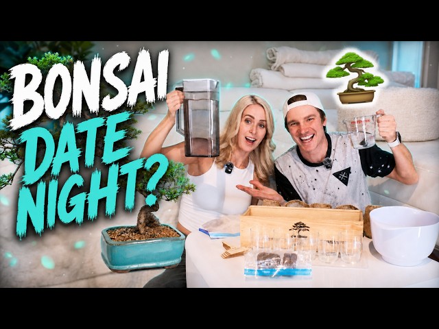We Tried a Bonsai Kit for Date Night