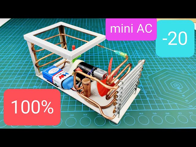 How to make a Powerful mini Air Conditioner up to -20'c