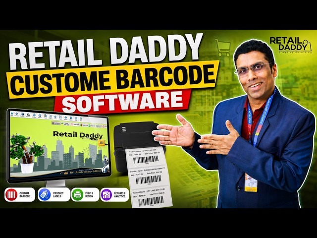 All-in-One Barcode Label & Billing Software Tutorial (Design + Print + Bill)