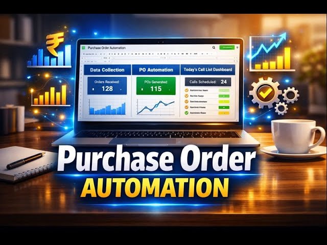 Purchase Order Automation in Google Sheets | Auto PO System with apps script 