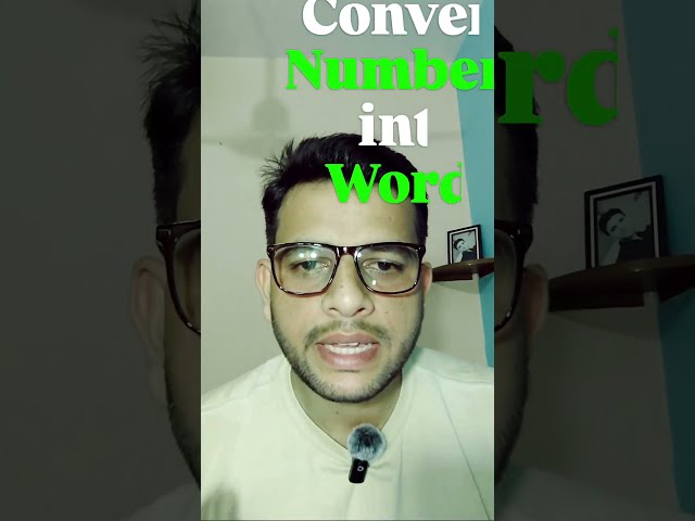 Convert Numbers into Words in Excel! | Excel Magic