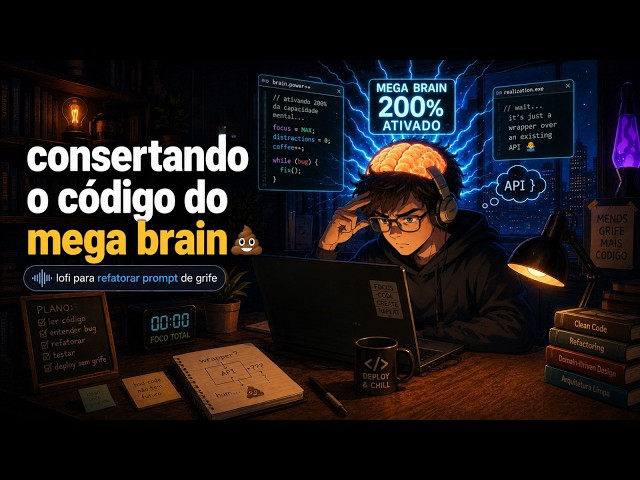 consertando o código do mega brain 💩 lofi para refatorar prompt de grife