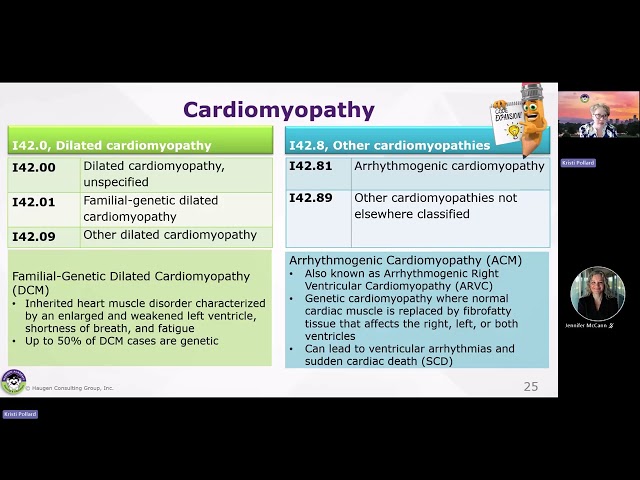HCGTV: Preview - New ICD-10-CM Cardiomyopathy Codes for 2027: DCM and ACM Explained