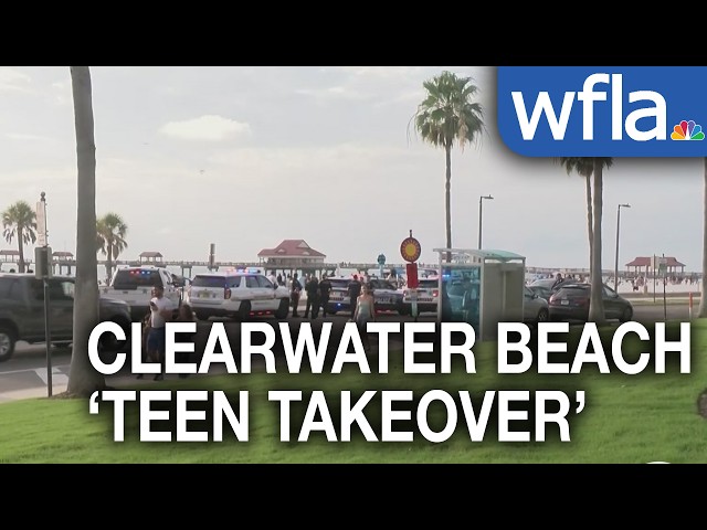 Teenage boy shot during ‘teen takeover’ in Florida; Clearwater Beach