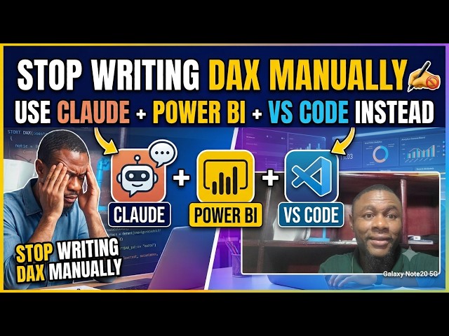 Stop Writing Dax Manually || Use Claude + Power BI + VS Code Instead.