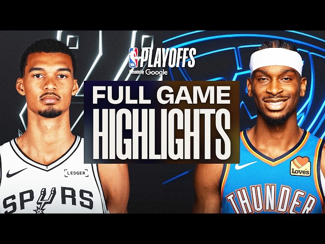 San Antonio Spurs vs Oklahoma City Thunder Full Game Highlights - May 30, 2026 | NBA PLAYOFFS