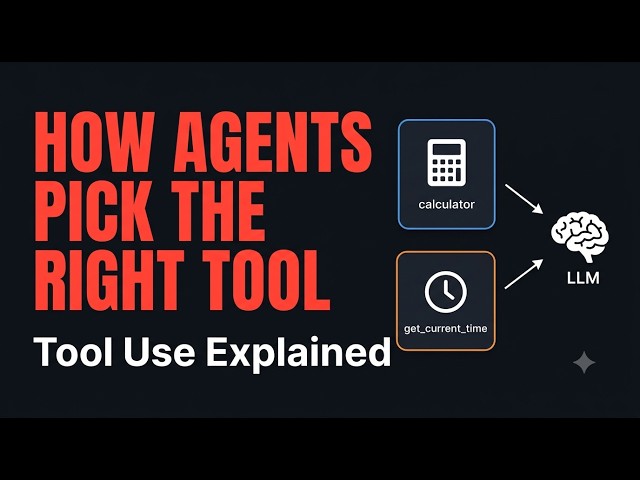 How AI Agents Choose Tools — Function Calling Explained (Python Tutorial)