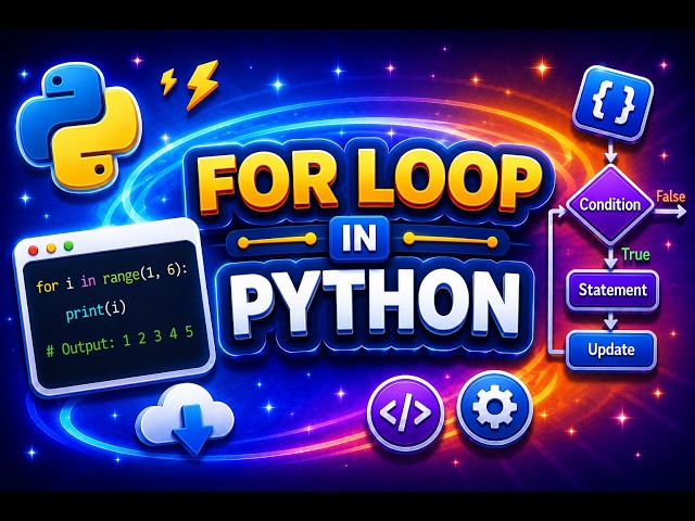 For Loop In Python | What Is For Loop In Python | Loop kya Hota Hai | For Loop Example Python