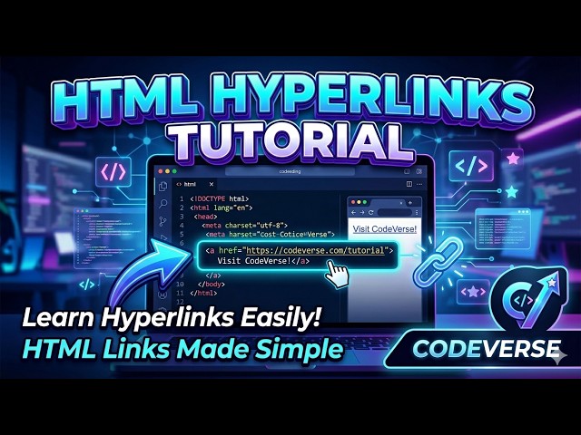🔗 HTML & CSS Hyperlinks Tutorial