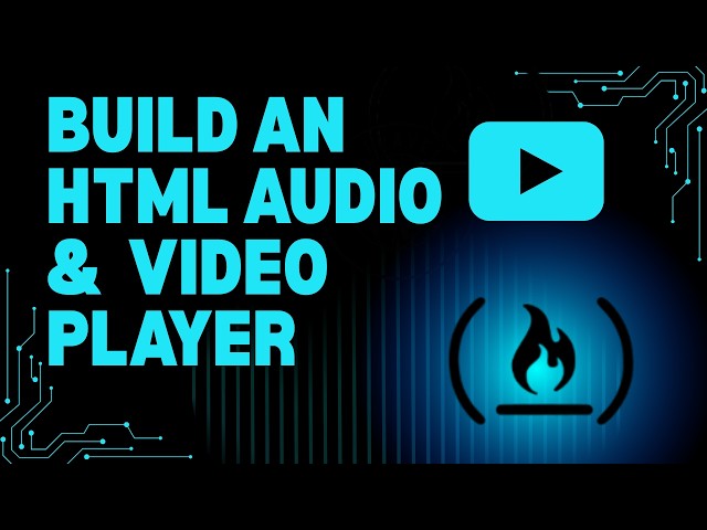Build an HTML Audio and Video Player | freeCodeCamp Responsive Web Design | Complete Tutorial