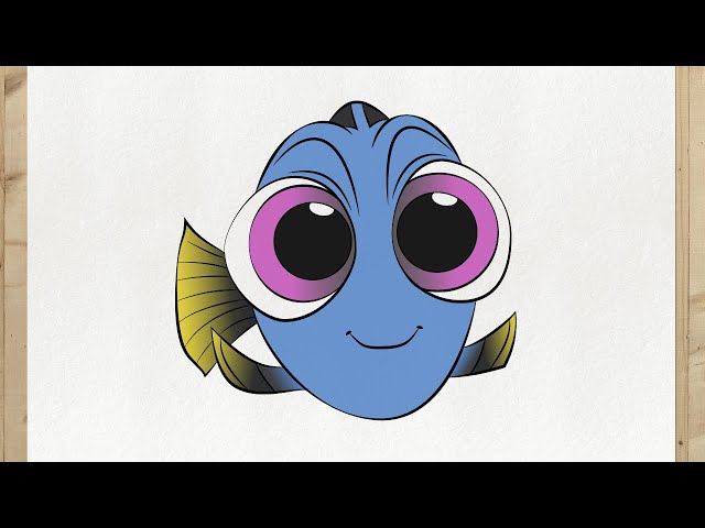 COMO DESENHAR A DORY 🐠 | Disney Pixar | Procurando Nemo | Tutorial de Desenho | Primo Desenhos