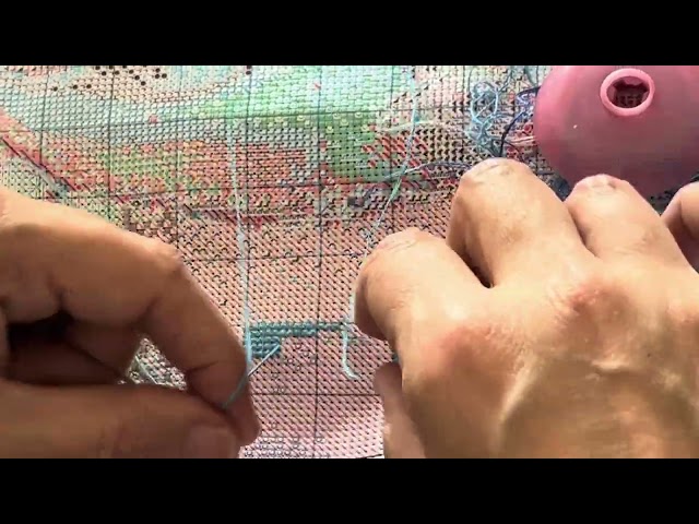 Le sourire de l’océan en duo avec Christelle #dreamstitch 