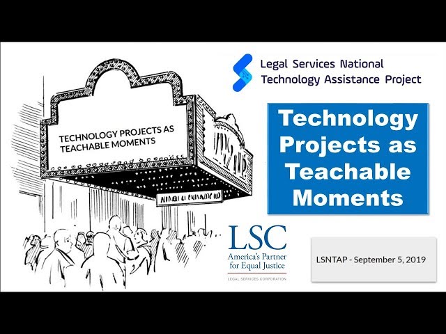 Webinar: Technology Projects as Teachable Moments