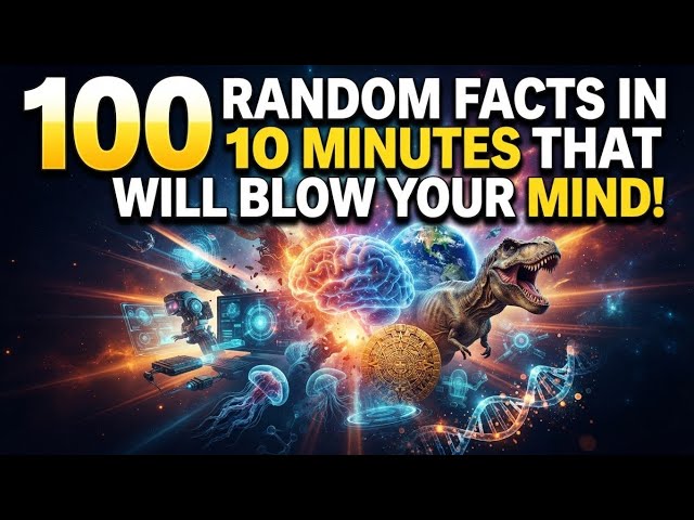 100 Random Facts in 10 Minutes That Will Blow Your Mind!