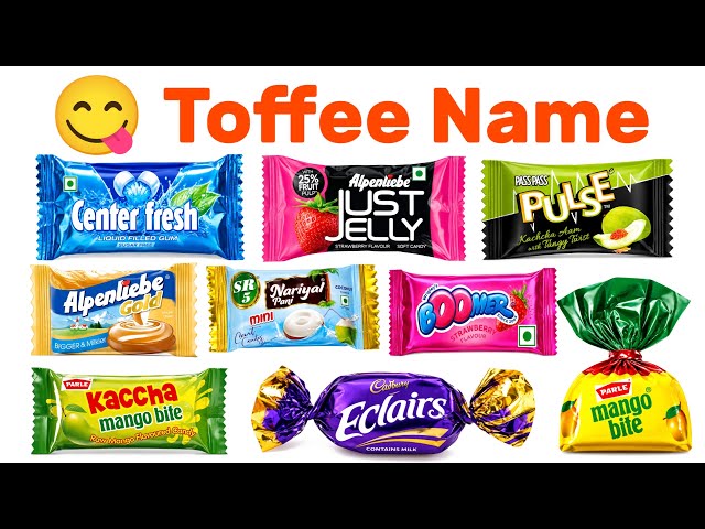 Learn Candy Names with Pictures | Candy Vocabulary | Mantu Study Class