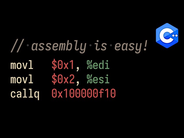 How to Read x86 Assembly Code | C++ Tutorial for Beginners