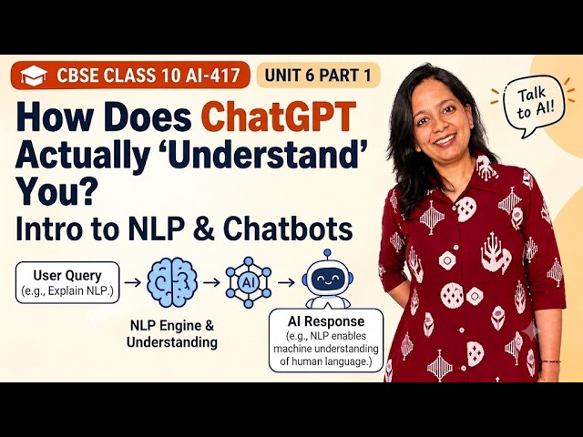 "How Does ChatGPT Actually 'Understand' You? Intro to NLP & Chatbots | Part 1 of Unit 6 | Class 10