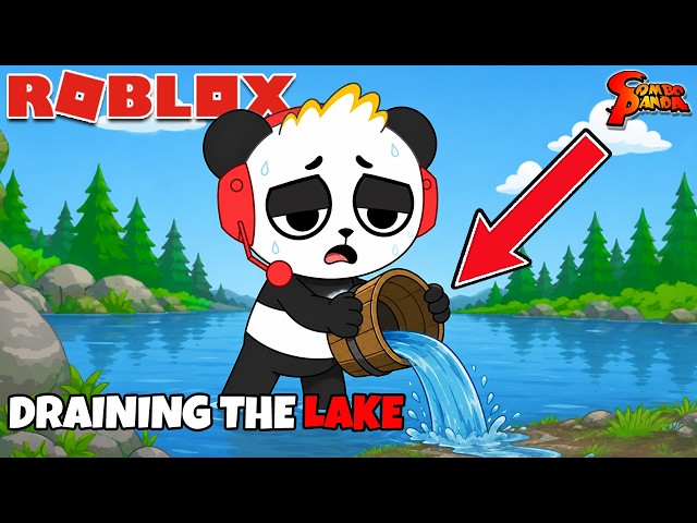 DRENÉ TODO EL LAGO PARA ENCONTRAR MI TELÉFONO PERDIDO EN ROBLOX 📱💦