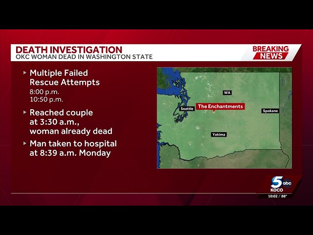 Oklahoma City woman dies after being stranded in Washington snowstorm