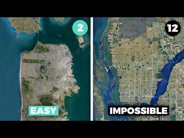 Can You Guess These 20 U.S. Cities From Above? | Geography Quiz 🌍
