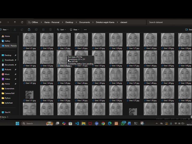 Project Python OpenCV - Face Detection (VISUAL STUDIO CODE)