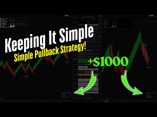 Keep it Simple With This Pullback Strategy - Fully Auto Live Trades