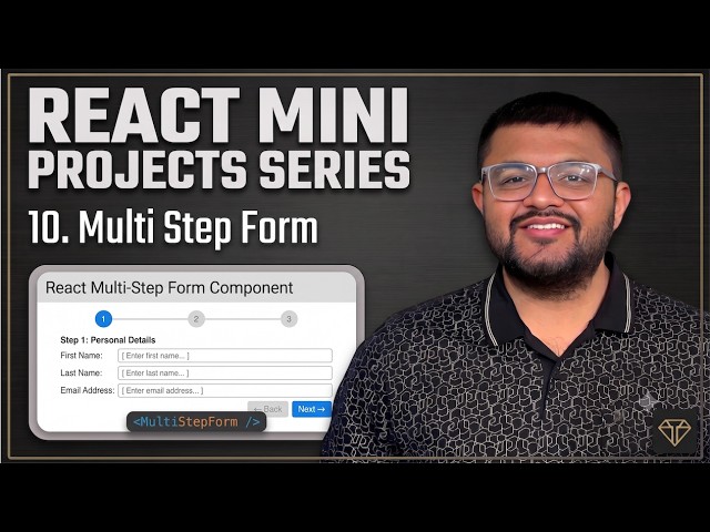 How To Create A Multi Step Form In React From Scratch ? React Typescript Tailwindcss Zustand Gemini