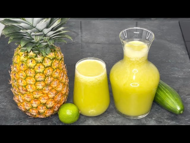How to make Pineapple Cucumber & Lime Juice!