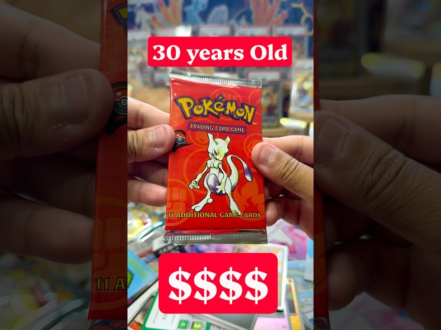 Opening a 30 Year Old Pokémon Pack! #pokemon #packopenning #pokemoncards #pokemonpacks