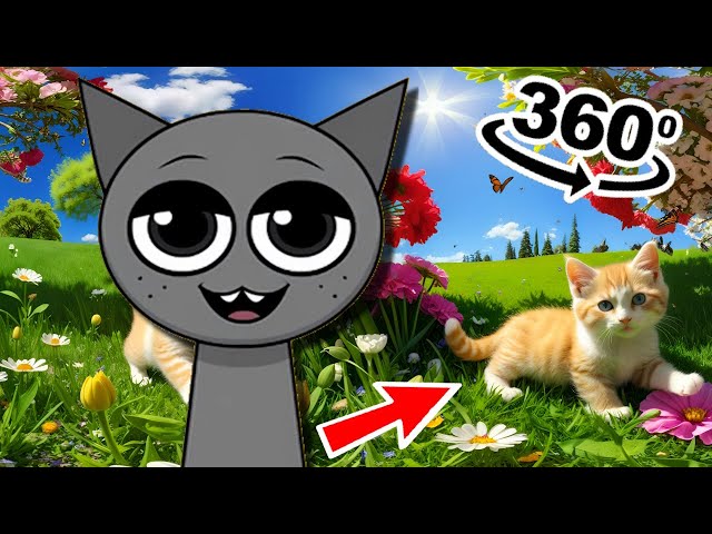 Can you find Gray Incredibox Sprunki in all locations in 360° VR  in 15 seconds