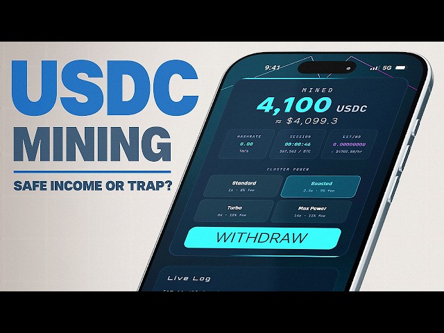 USDC Mining in 2026? I Tested It – Safe Mining or Trap?