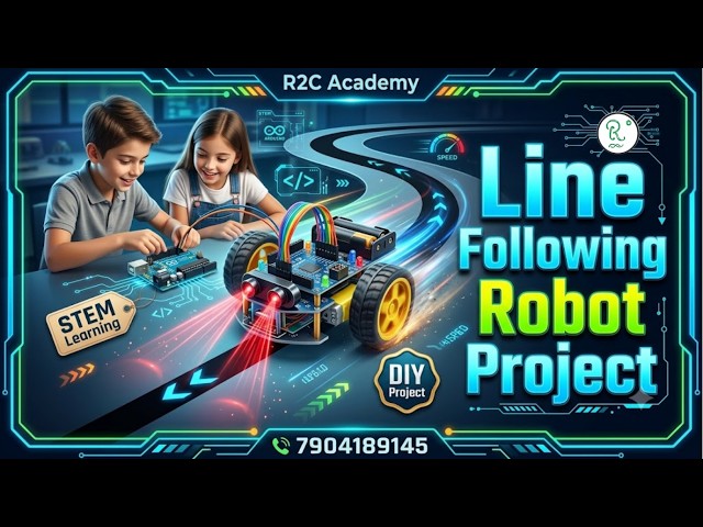 Build Your FIRST Robot! 🤖 DIY Line Following Robot (L298N + Arduino)