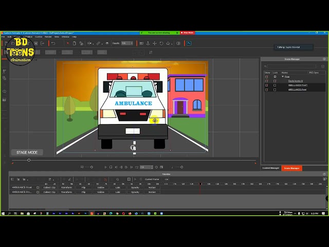 Cartoon Animator 4.5 Course in Bangla | Class 2 | 2D Animation Tutorial Bangla