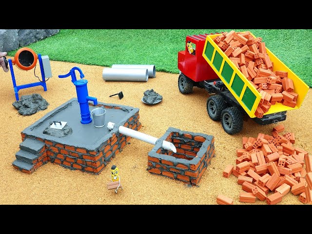 Diy diorama making mini motor water pump science project  | how to make | @sanocreator