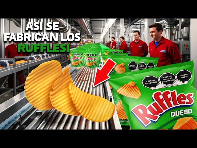 HOW CHEESE RUFFLES ARE MADE 🧀 🧀 FACTORY PROCESS 🏭