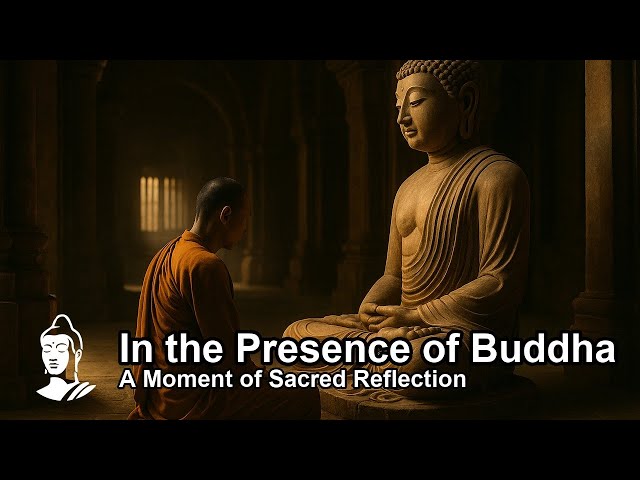 In the Presence of Buddha: A Moment of Sacred Reflection
