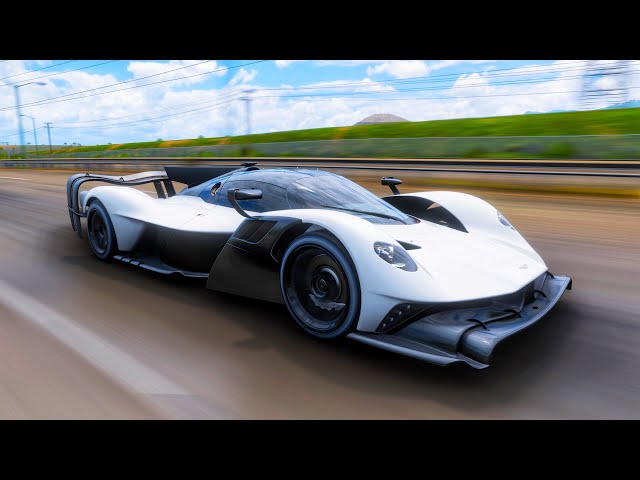 2022 Aston Martin Valkyrie AMR Pro | forza horizon 5 | logitech G923 gameplay