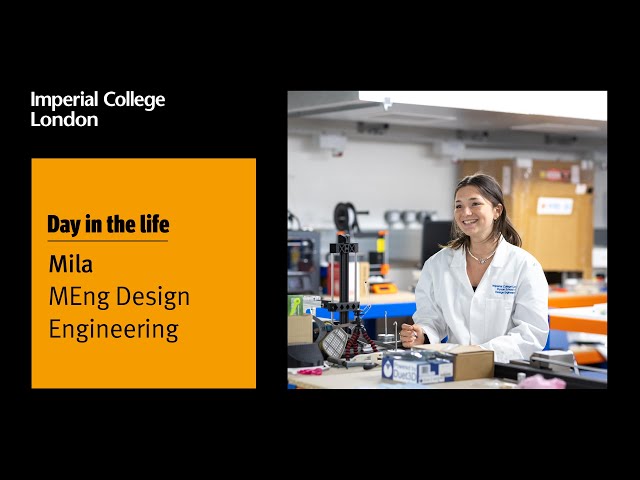 A day in the life of a Design Engineering student