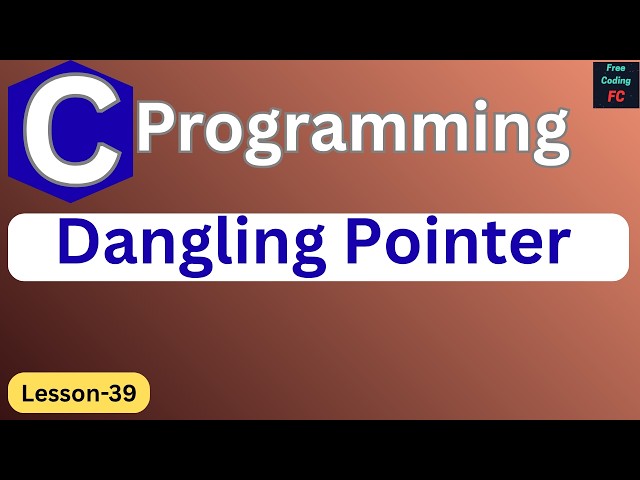 Dangling Pointer in C | C Programming Tutorial |C Programming for Beginners | Learn C| L-39|